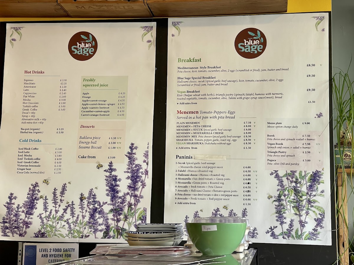 Menu Cafe Blue Sage-2